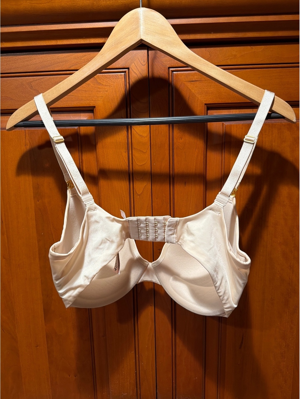 Victorias Secret 34DDD 34F Wire Bra Very Sexy Lightly Lined LowCut Demi Beige VS - Picture 4 of 8